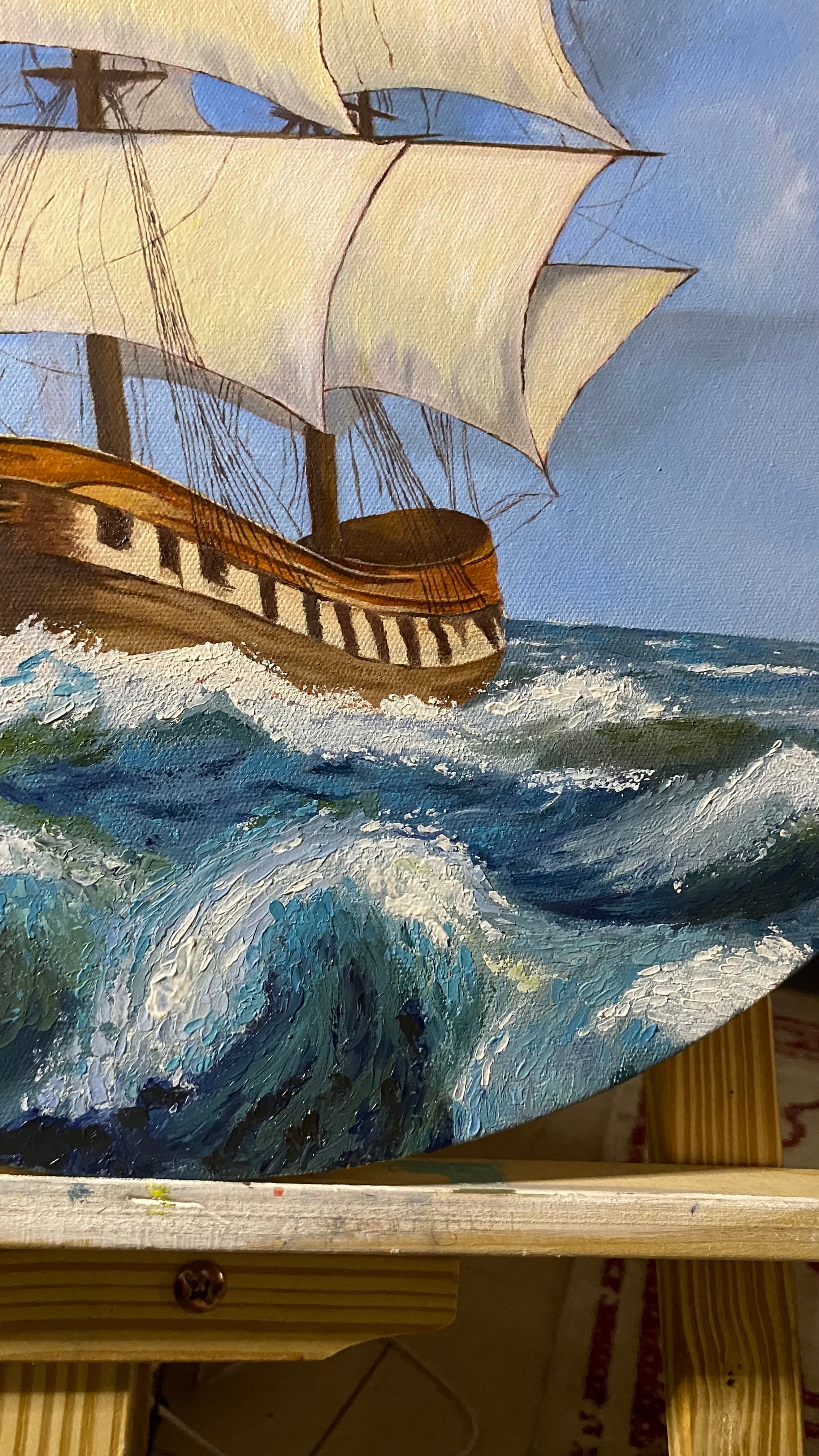 Sails of the Horizon – Original Artwork — view 2