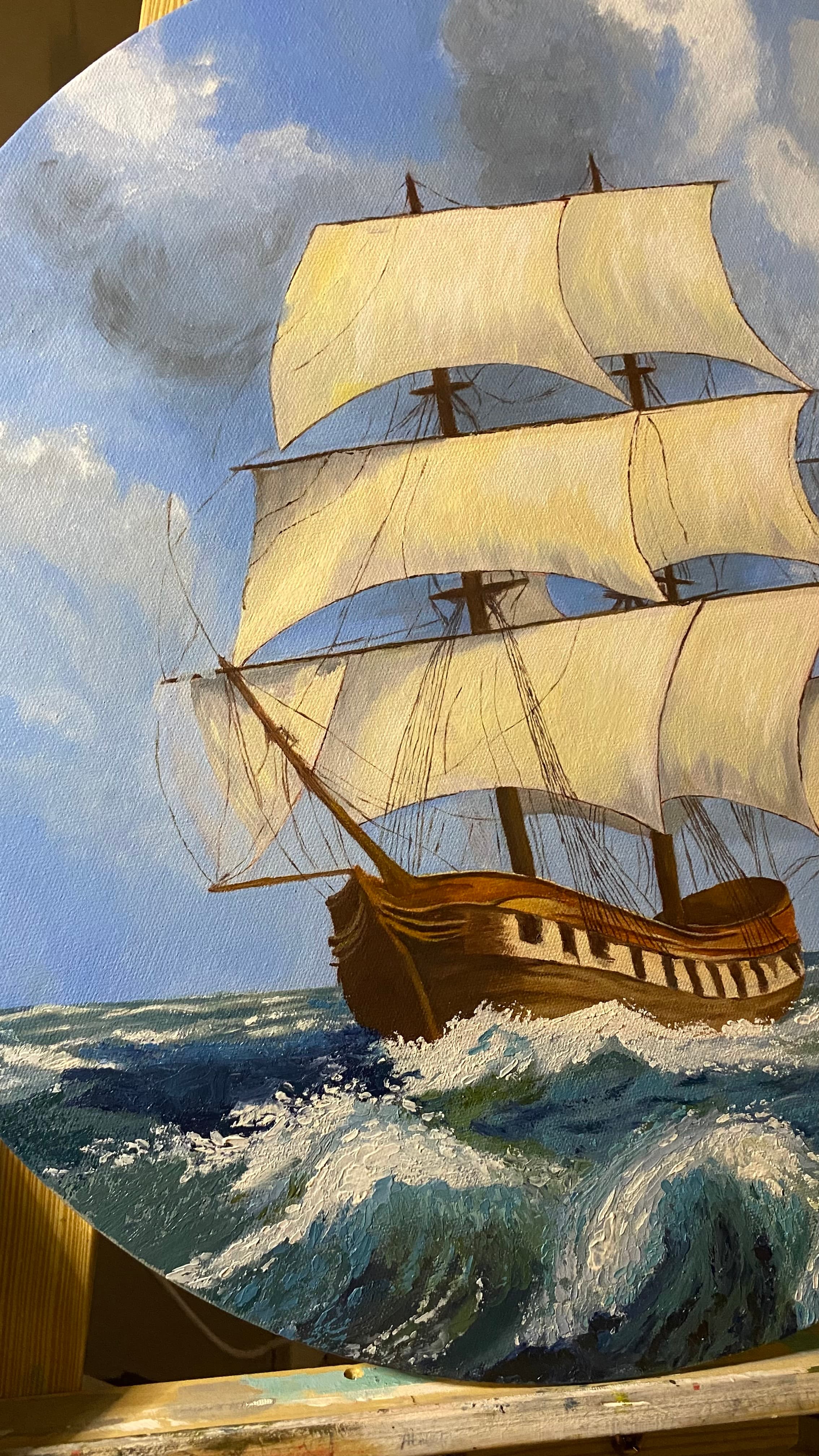 Sails of the Horizon – Original Artwork — view 3